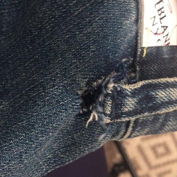 Blank NYC Motorcycle Blue Jeans 28 NWT - Picture 9 of 9